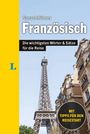 "Sprachführer Französisch. Die wichtigsten Wörter & Sätze für die Reise. Mit Tipps für den Reisestart." Eiffelturm im Hintergrund.