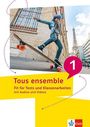 : Tous ensemble 1. Fit für Tests und Klassenarbeiten 1. Lernjahr, Buch