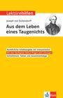 : Lektürehilfen Joseph von Eichendorff, Aus dem Leben eines Taugenichts, Buch