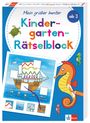 : Klett Mein großer bunter Kindergarten-Rätselblock, Buch