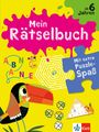 "Mein Rätselbuch", "ab 6 Jahren", "Mit extra Puzzle-Spaß". Bunt, farbenfroh, mit einem lustigen Tukan.