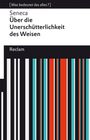 Seneca: Über die Unerschütterlichkeit des Weisen, Buch