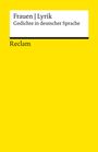 : Frauen Lyrik. Gedichte in deutscher Sprache, Buch