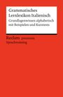 Valerio Vial: Grammatisches Lernlexikon Italienisch, Buch