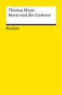 Thomas Mann: Mario und der Zauberer, Buch