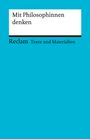 : Mit Philosophinnen denken, Buch