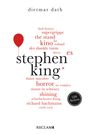 Dietmar Dath: Stephen King. 100 Seiten, Buch