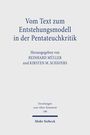 : Vom Text zum Entstehungsmodell in der Pentateuchkritik, Buch