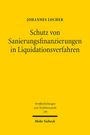 Johannes Locher: Schutz von Sanierungsfinanzierungen in Liquidationsverfahren, Buch