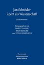Jan Schröder: Recht als Wissenschaft, Buch