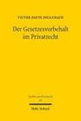 Victor David Jouannaud: Der Gesetzesvorbehalt im Privatrecht, Buch