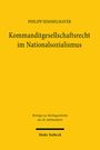 Philipp Semmelmayer: Kommanditgesellschaftsrecht im Nationalsozialismus, Buch