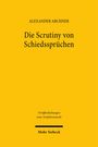 Alexander Archner: Die Scrutiny von Schiedssprüchen, Buch