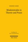 Benedikt Linder: Mindeststrafen in Theorie und Praxis, Buch