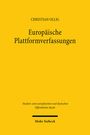 Christian Ollig: Europäische Plattformverfassungen, Buch