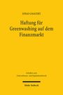 Jonas Gnauert: Haftung für Greenwashing auf dem Finanzmarkt, Buch