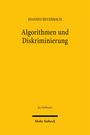Titel: "Algorithmen und Diskriminierung" von Hannes Beyerbach, Verlag: Mohr Siebeck. Gelber Hintergrund.
