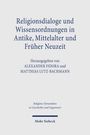 Titel: "Religionsdialoge und Wissensordnungen in Antike, Mittelalter und Früher Neuzeit". Verlag: Mohr Siebeck.