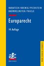 HARATSCH/KOENIG/PECHSTEIN BRÖMMELMEYER/THIELE Europarcht 14. Auflage, blaues Cover, gelber Rand, Logo: weißer Löwe.