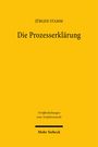 Jürgen Stamm: Die Prozesserklärung, Buch