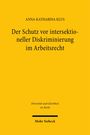 Gelber Hintergrund mit schwarzem Text: „ANNA-KATHARINA KLUS“, Titel über Diskriminierungsschutz, Verlag Mohr Siebeck.