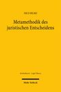 Gelber Hintergrund, oben "NICO BILSKI", mittig "Metamethodik des juristischen Entscheidens", unten "Mohr Siebeck".