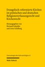 „Evangelisch-reformierte Kirchen im polnischen und deutschen Religionsverfassungsrecht und Kirchenrecht“. Gelber Hintergrund.