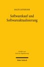 Text: "Softwarekauf und Softwareaktualisierung" von Malte Leithäuser. Gelbes Cover, Verlag Mohr Siebeck.