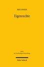 Text: Rike Sinder, Eigenrechte, Recht der Nachhaltigen Entwicklung, Mohr Siebeck. Gelber Hintergrund.