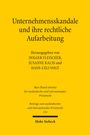 "Unternehmensskandale und ihre rechtliche Aufarbeitung" auf gelbem Hintergrund, Verlag Mohr Siebeck.