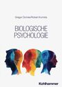 Titel: "Biologische Psychologie." Autoren: Gregor Domes/Robert Kumsta. Bunte Silhouetten mit Gehirnmotiven.