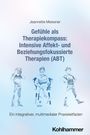 "Gefühle als Therapiekompass" von Jeannette Meissner, Illustration von drei blauen Figuren, Verlag Kohlhammer.