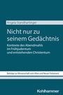 Angela Standhartinger: Nicht nur zu seinem Gedächtnis, Buch