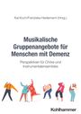 Kai Koch/Franziska Heidemann (Hrsg.). Musikalische Gruppenangebote für Menschen mit Demenz. Illustration von singenden Personen.