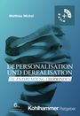 "Depersonalisation und Derealisation: Die Entfremdung überwinden." Ein abstrahiertes Gesicht und ein Logo sind zu sehen.