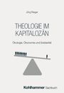 „THEOLOGIE IM KAPITALOZÄN“, darunter „Ökologie, Ökonomie und Solidarität“. Gezeigt ist eine Wippe mit ungleich verteilten Personen.