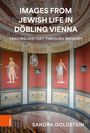 Text: "Images from Jewish Life in Döbling Vienna: Tracing History Through Memory". Innenansicht mit Wandmalereien.