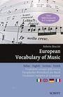 Roberto Braccini: European Vocabulary of Music, Noten
