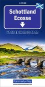 : Schottland, Regionalstrassenkarte 1:275'000, KRT