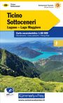 : KuF Schweiz Wanderkarte 29 Tessin Süd - Sottoceneri 1 : 60 000, KRT