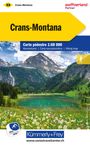 : KuF Schweiz Wanderkarte 32 Crans-Montana 1 : 60.000 / Matt laminiert, KRT