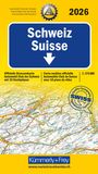 : Kümmerly+Frey Strassenkarte ACS Schweiz 2026 1:275.000, KRT