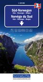 Kümmerly+Frey Regional-Strassenkarte 1 Süd-Norwegen 1:325.000, KRT