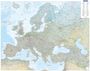 : Europakarte physikalisch Poster 1:4,5 Mio. Plano gerollt in Röhre 126 x 99,6, KRT