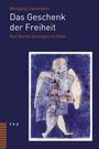 Texte: "Wolfgang Lienemann", "Das Geschenk der Freiheit", "Karl Barths theologische Ethik", "TVZ". Illustration: Abstrakte Figur.