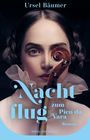 Text oben: "Ursel Bäumer". In der Mitte steht "Nachtflug zum Pico da Vara Roman". Unten: "NAGEL UND KIMCHE". Eine Geige verdeckt teils ein Gesicht.