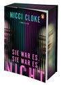 Nicci Cloke: Sie war es. Sie war es nicht., Buch