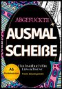Nora Milles: Fluchmalbuch für Erwachsene A5 Pocketversion, Buch