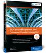 Buchtitel: "SAP-Geschäftspartner und Customer-Vendor-Integration". Bild: Stahlträger in Blau. Autoren: Antje Diekhoff, Mathias Cararo.