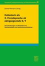 "Romanistische Fremdsprachenforschung und Unterrichtsentwicklung, Italienisch als 2. Fremdsprache ab Jahrgangsstufe 6/7."